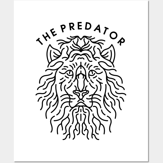 The Predator Wall Art by VEKTORKITA